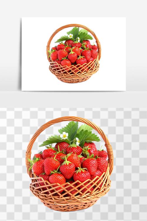 草莓素材 实物 农产品图片